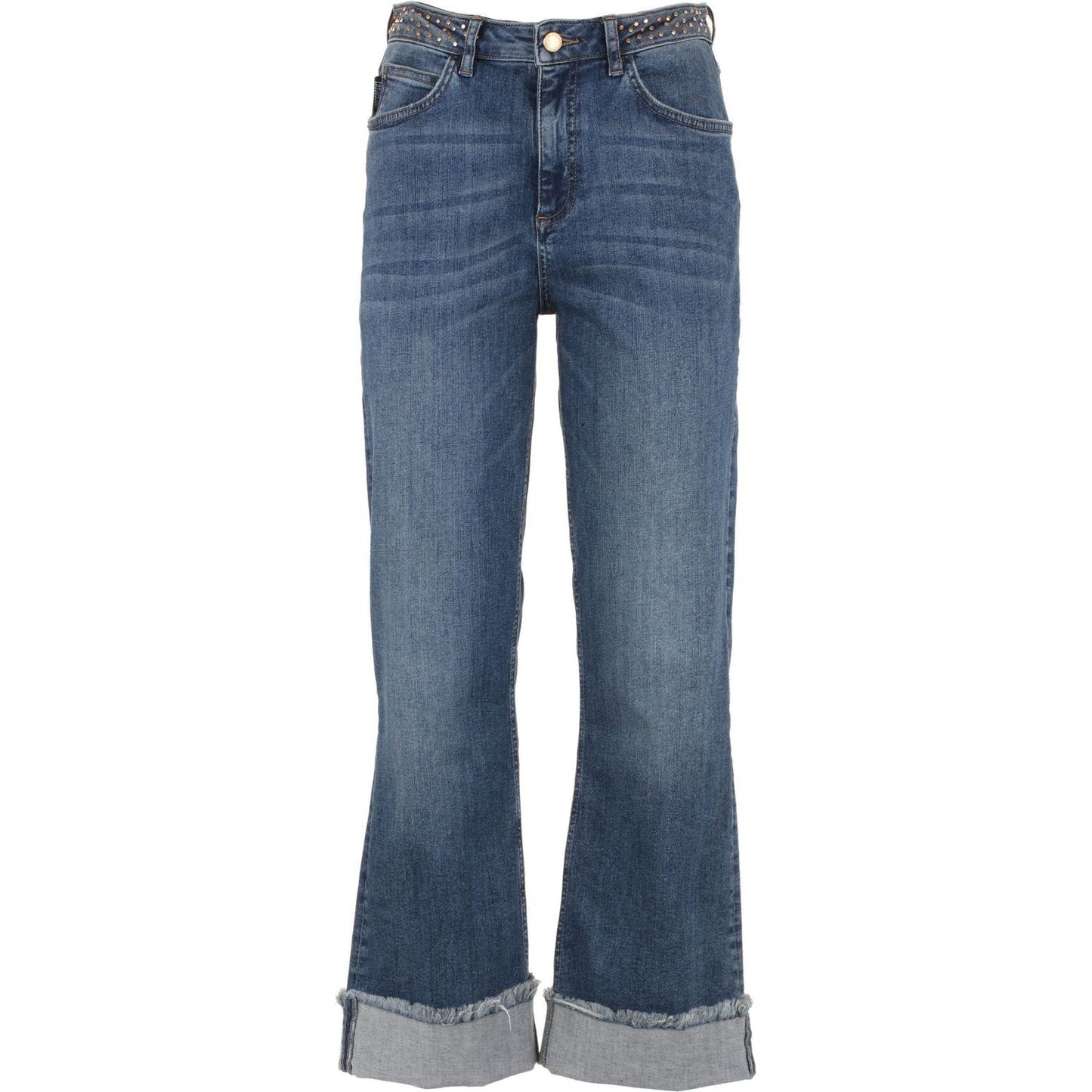 Imperfect Blue Cotton Women's Jean Jeans & Pants Imperfect