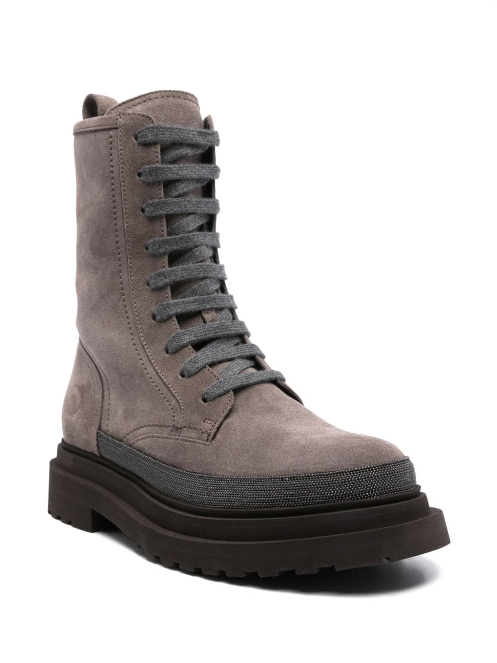 Brunello Cucinelli Boots Grey Boots Brunello Cucinelli