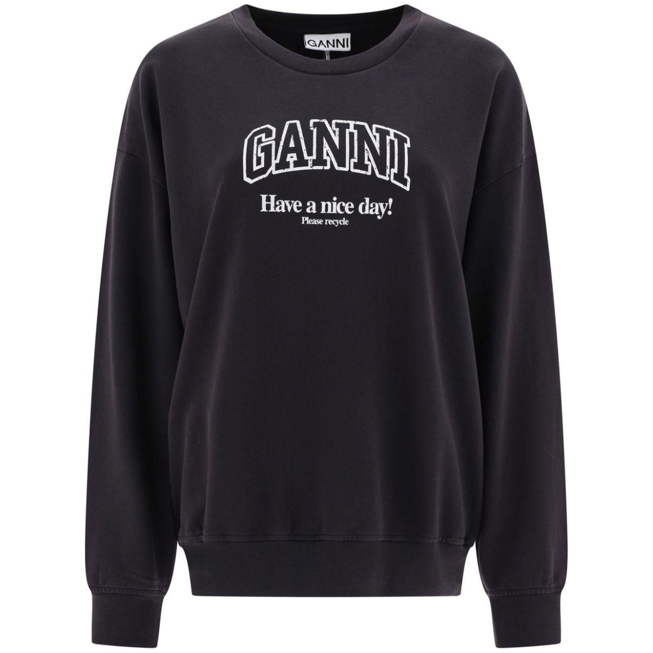 GANNI Sweaters Grey Topwear Ganni