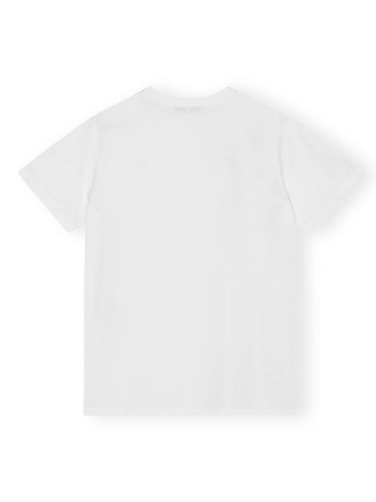 GANNI T-shirts and Polos White Topwear Ganni