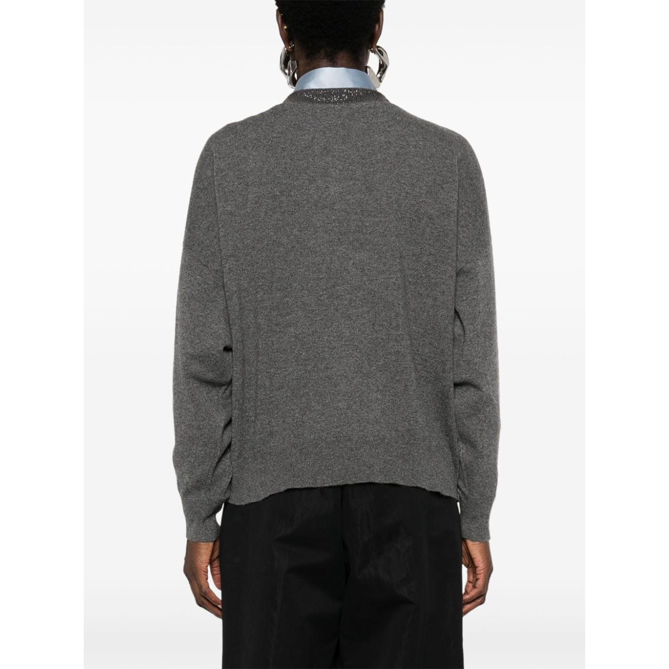 Brunello Cucinelli Sweaters Grey Topwear Brunello Cucinelli