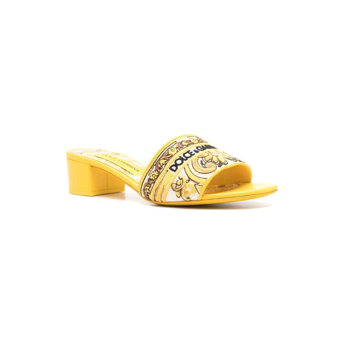 Dolce & Gabbana Sandals Yellow Sandals Dolce & Gabbana