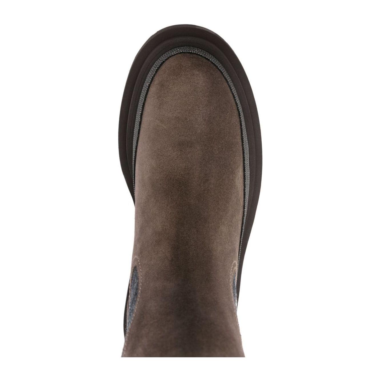 Brunello Cucinelli Boots Dove Grey Boots Brunello Cucinelli