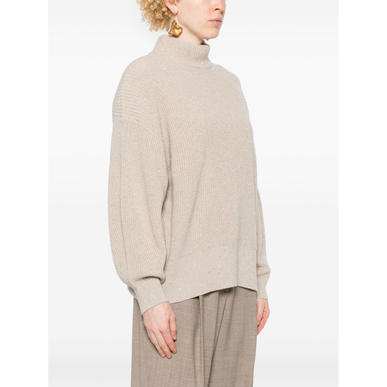 Brunello Cucinelli Sweaters Beige Topwear Brunello Cucinelli