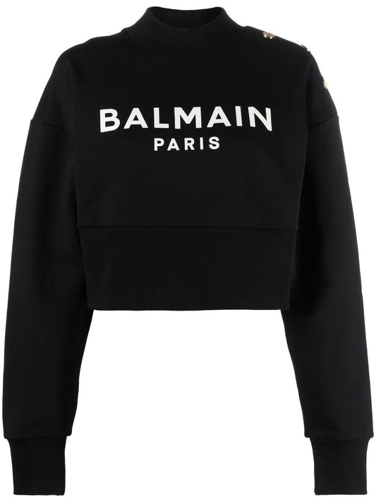 Balmain Sweaters Black Topwear Balmain