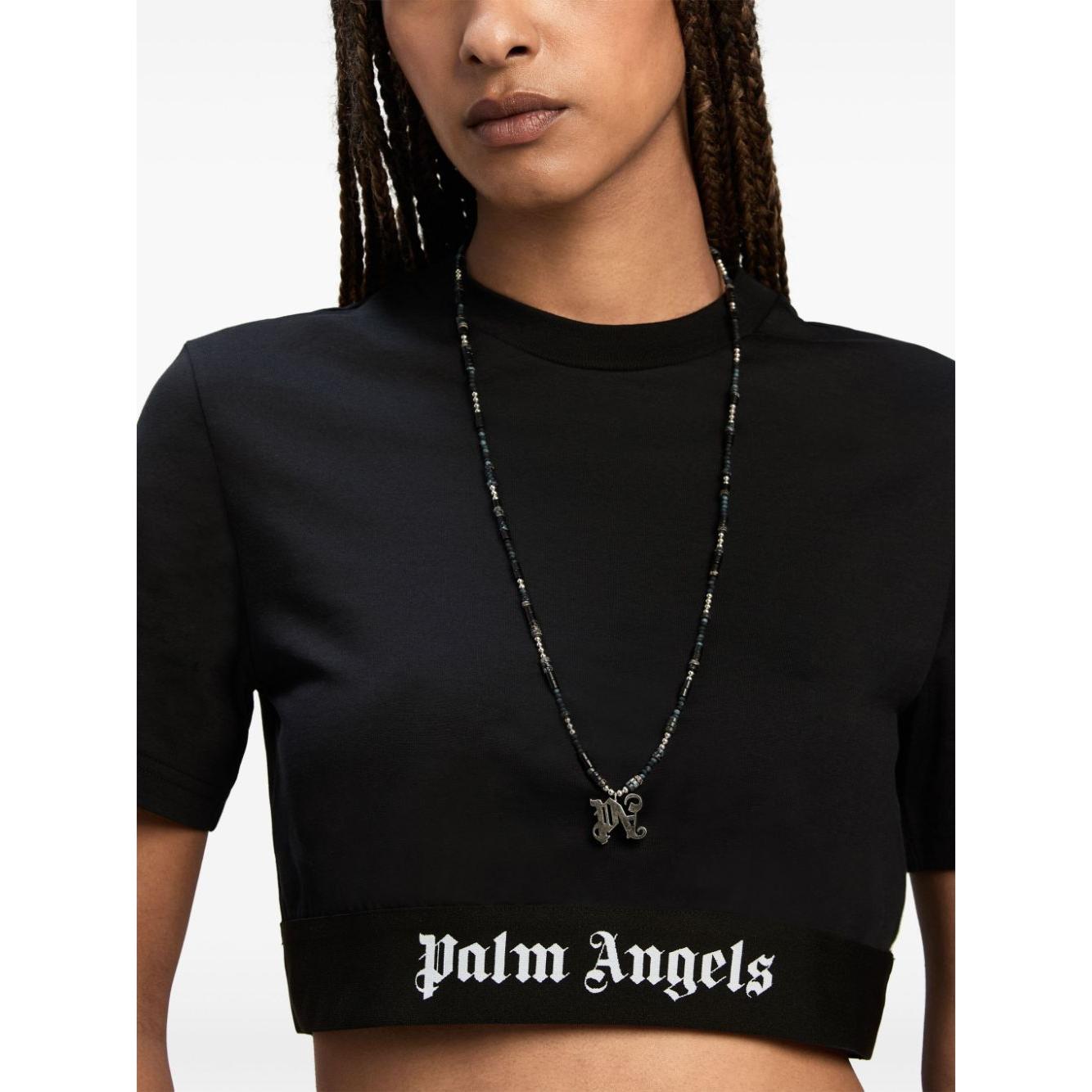 Palm Angels T-shirts and Polos Black Topwear Palm Angels