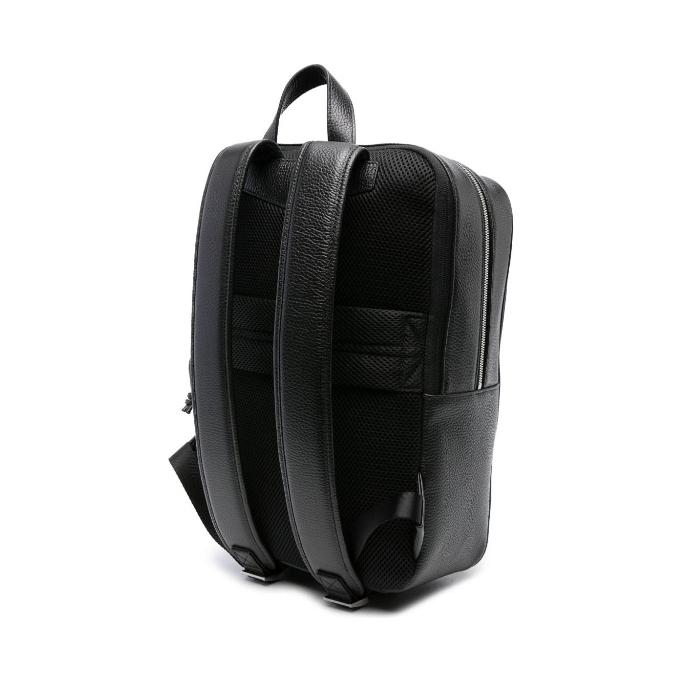 Front view with bag zipped and handles upright.