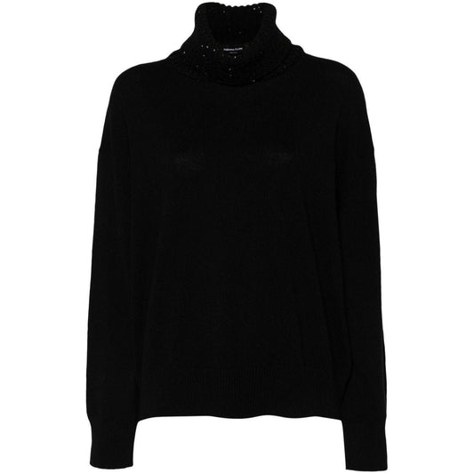 Fabiana Filippi Sweaters Black Topwear Fabiana Filippi