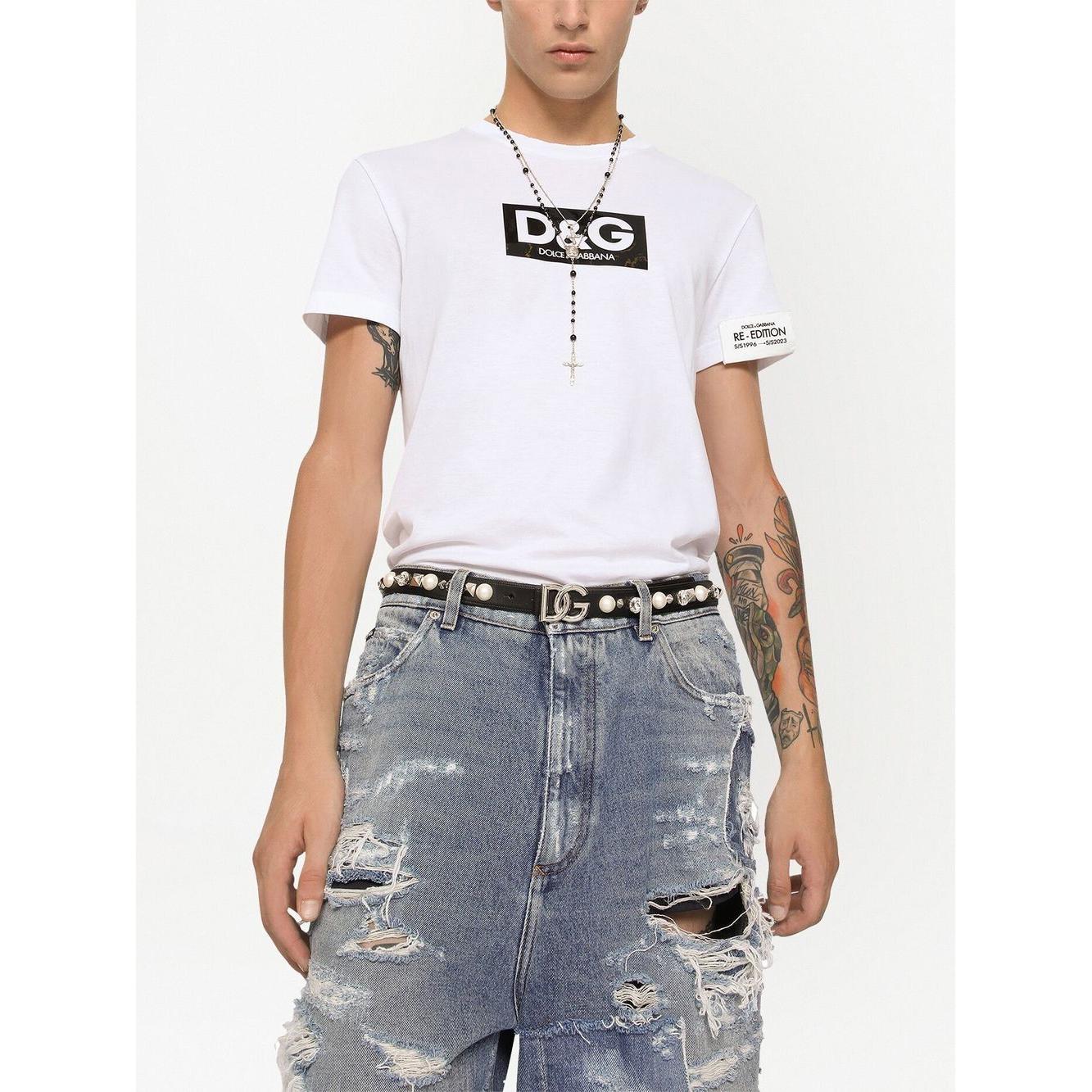 Dolce & Gabbana T-shirts and Polos White Topwear Dolce & Gabbana