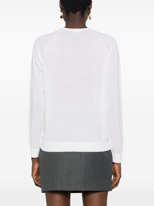 Emporio Armani Sweaters White Topwear Emporio Armani