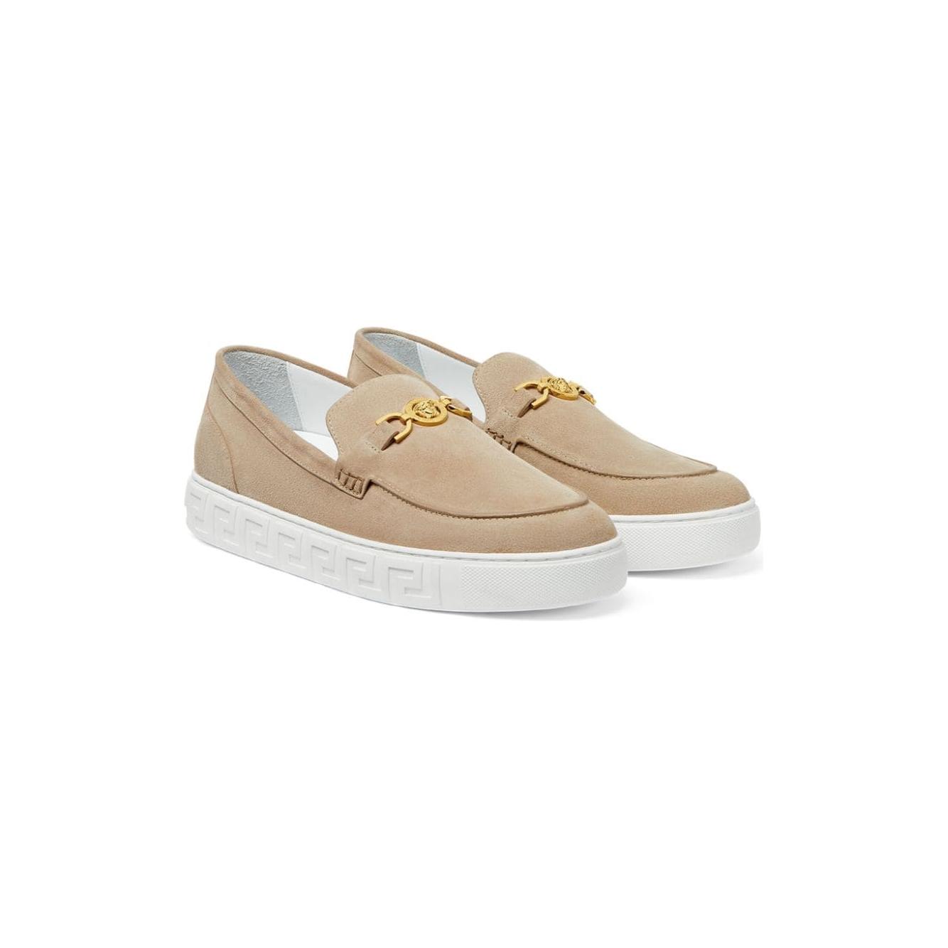 Versace Flat shoes Beige Moccasins Versace