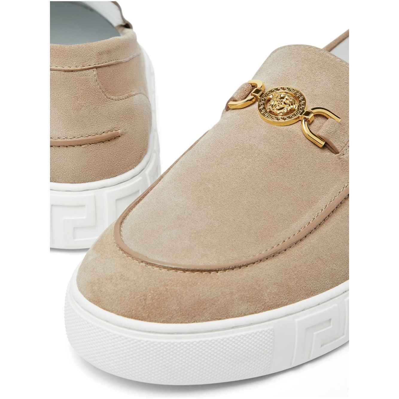 Versace Flat shoes Beige Moccasins Versace