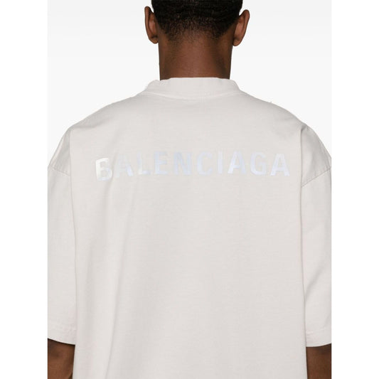 Balenciaga T-shirts and Polos Grey Topwear Balenciaga