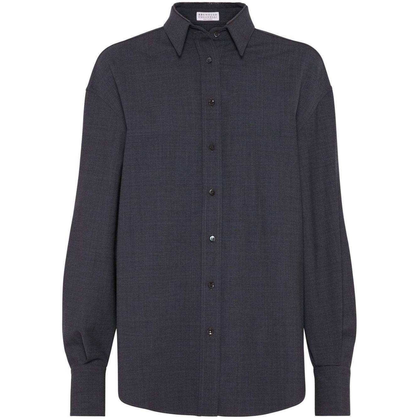 Brunello Cucinelli Shirts Grey Shirts Brunello Cucinelli