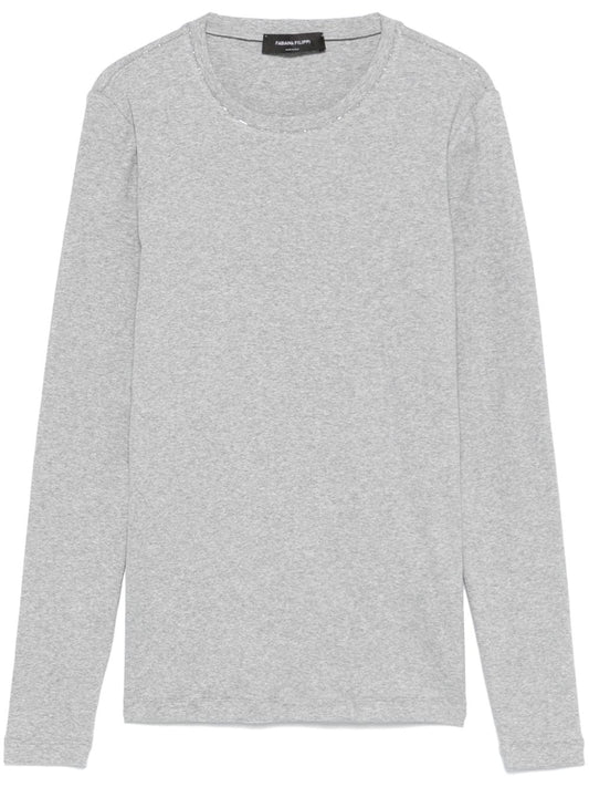 Fabiana Filippi T-shirts and Polos Grey Topwear Fabiana Filippi