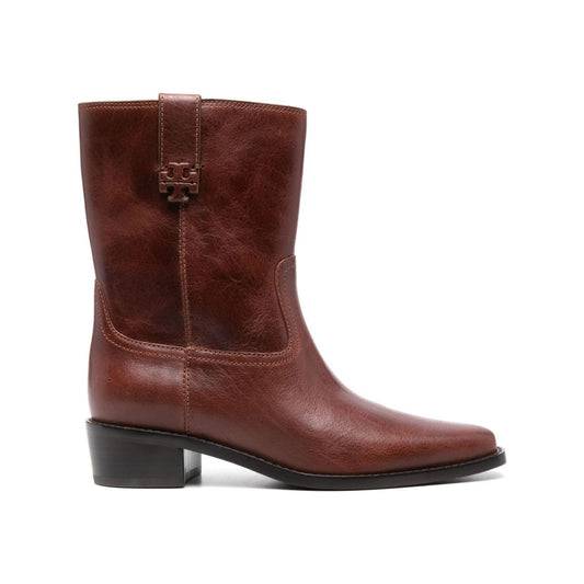 Tory Burch Boots Leather Brown Boots Tory Burch