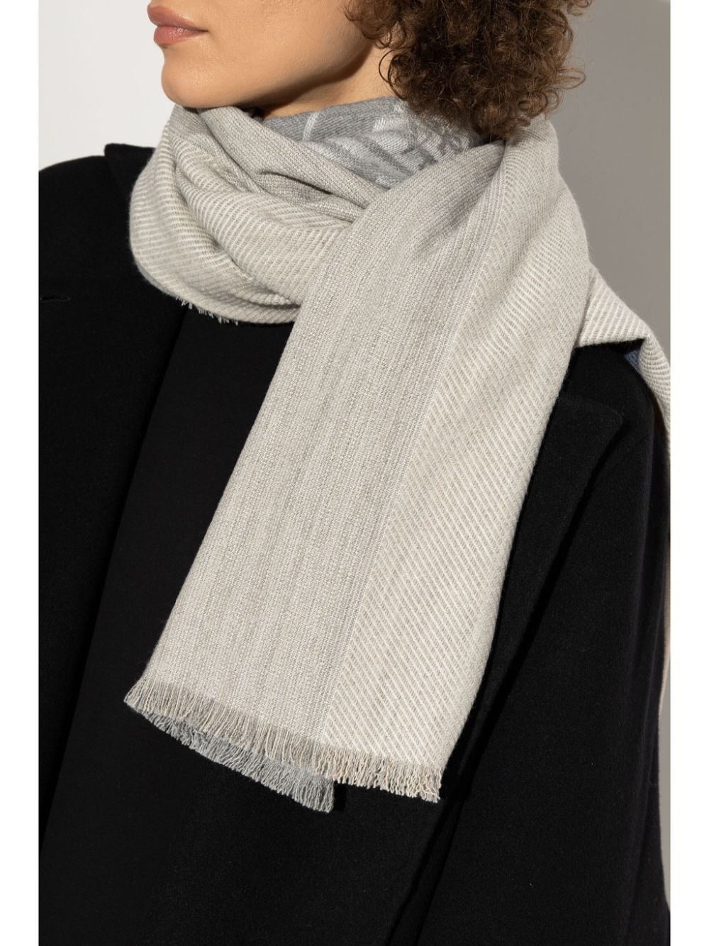 Emporio Armani Scarfs Dove Grey Scarves Hats & Gloves Emporio Armani