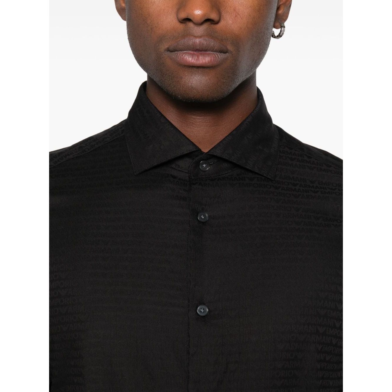 Emporio Armani Shirts Black Shirts Emporio Armani