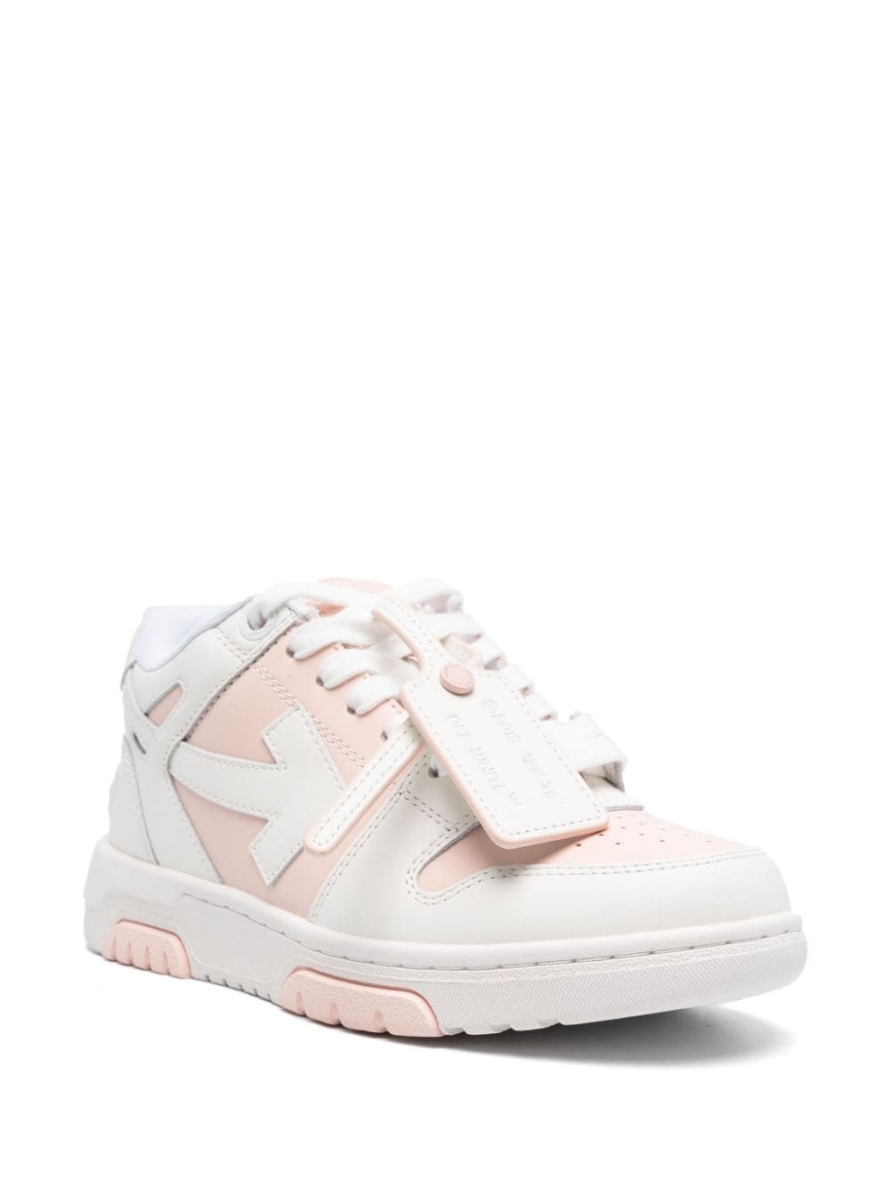 Off-White Leather Women Sneakers Powder Sneakers Off White