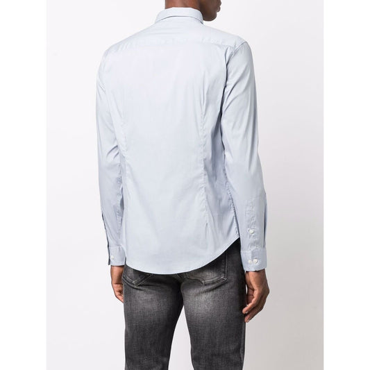 Emporio Armani Shirts Clear Blue Shirts Emporio Armani