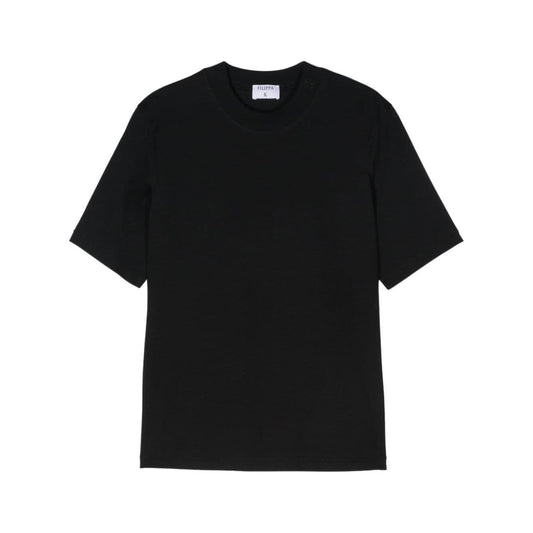 FILIPPA K T-shirts and Polos Black Topwear Filippa K