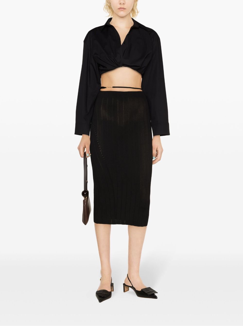 JACQUEMUS Skirts Black Skirts JACQUEMUS