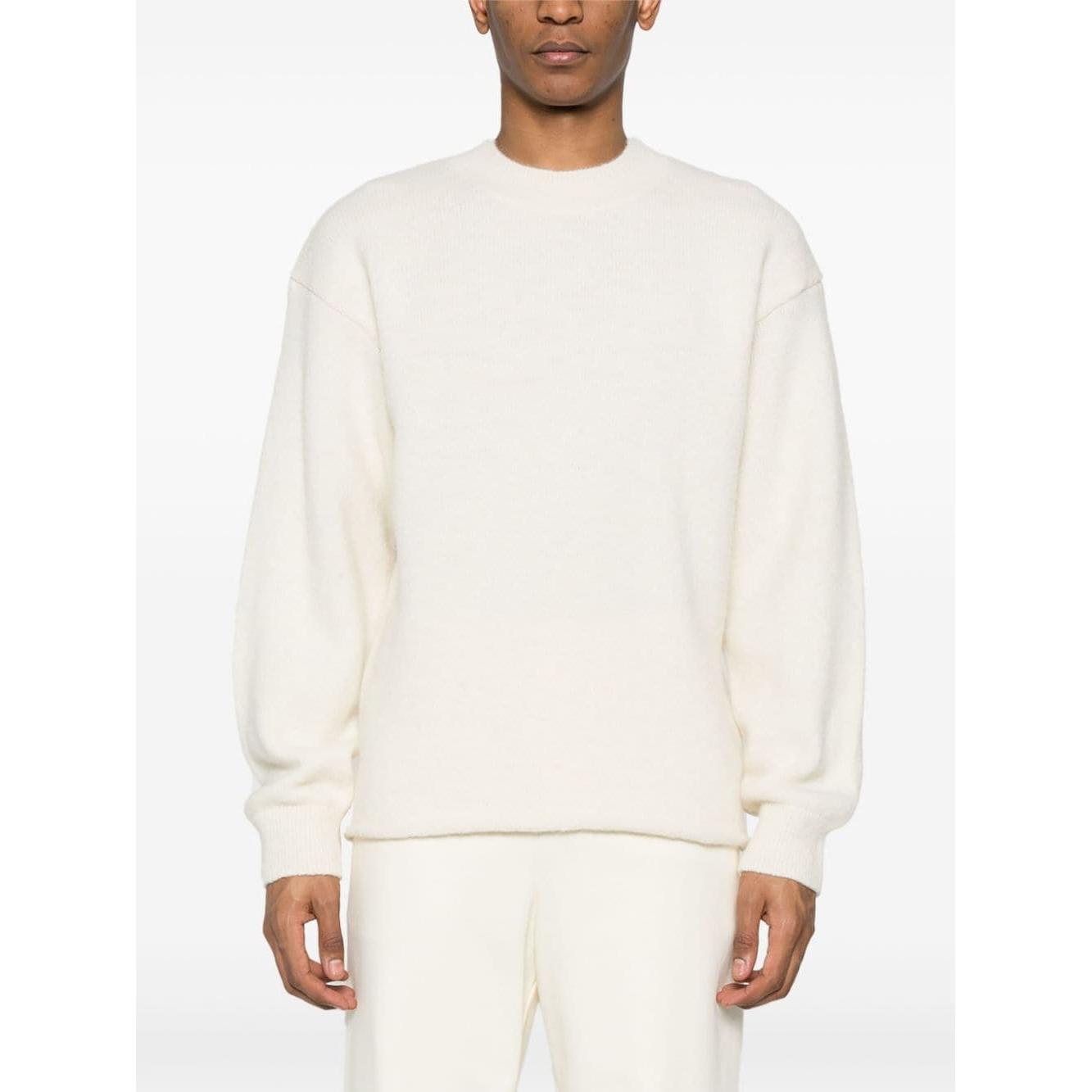 JACQUEMUS alpaca wool-blend men Sweaters Beige Topwear JACQUEMUS