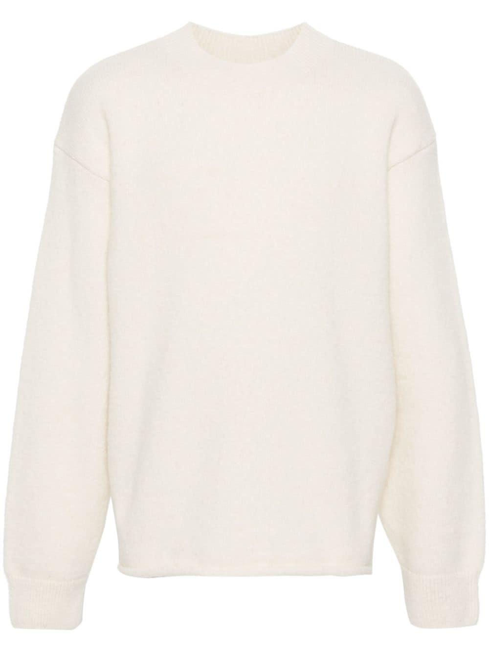 JACQUEMUS alpaca wool-blend men Sweaters Beige Topwear JACQUEMUS