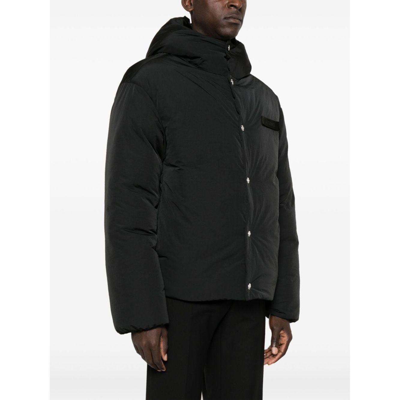 JACQUEMUS black shell padded design men Coats Jackets JACQUEMUS