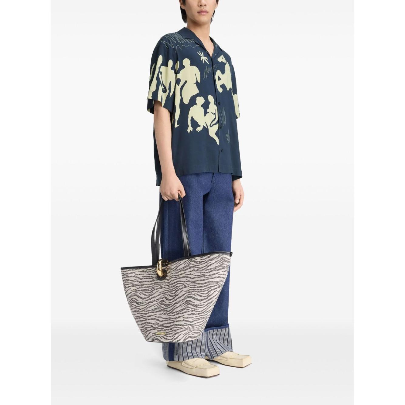 JACQUEMUS Shirts Blue