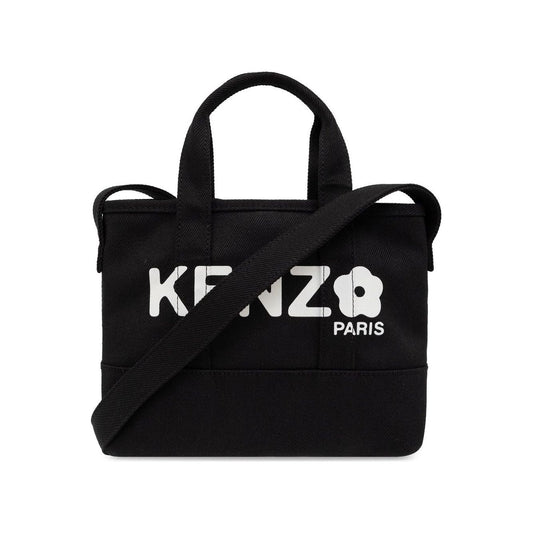 Kenzo cotton twill weave Bag Black Shopper Kenzo