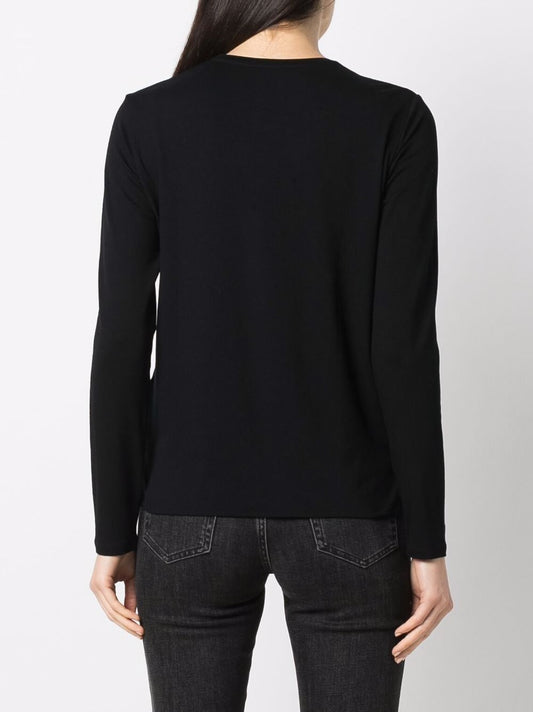 Majestic Sweaters Black Topwear Majestic