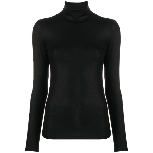 Majestic Sweaters Black Topwear Majestic