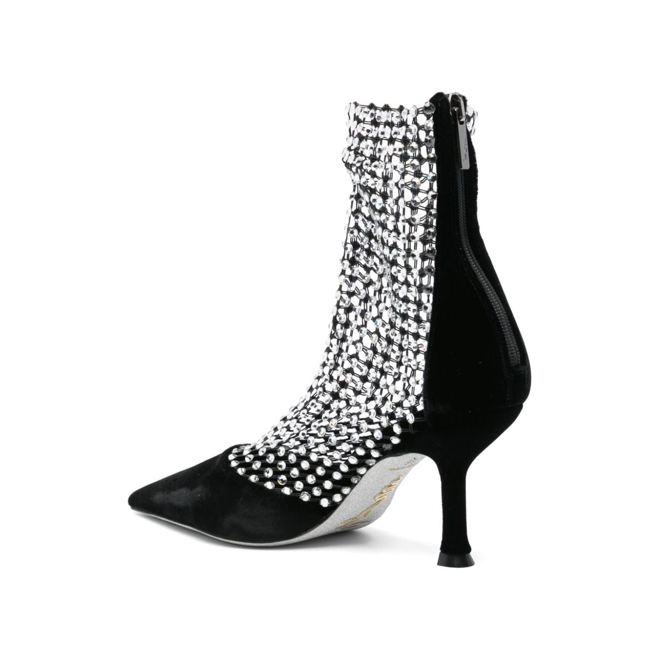 RENE' CAOVILLA With Heel Black High Heel Rene' Caovilla