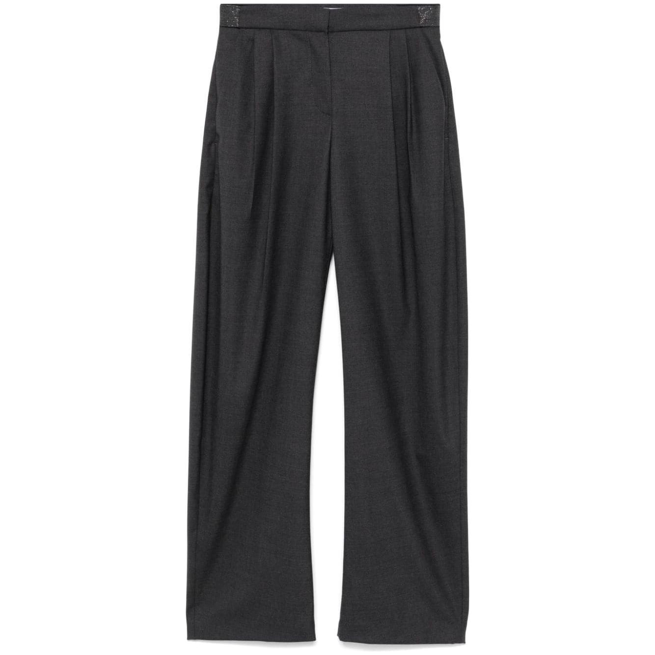 Brunello Cucinelli Trousers Grey Trousers Brunello Cucinelli