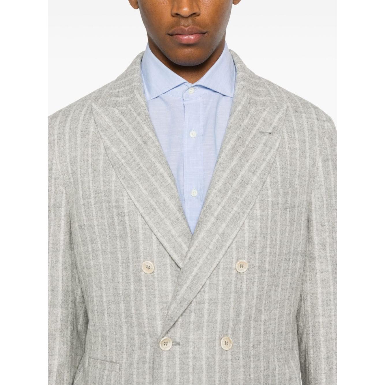 Brunello Cucinelli Suit Light Grey Suits Brunello Cucinelli