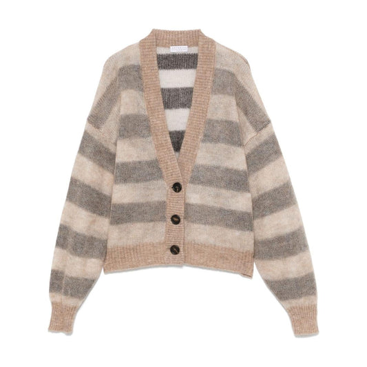 Brunello Cucinelli Sweaters Beige Topwear Brunello Cucinelli