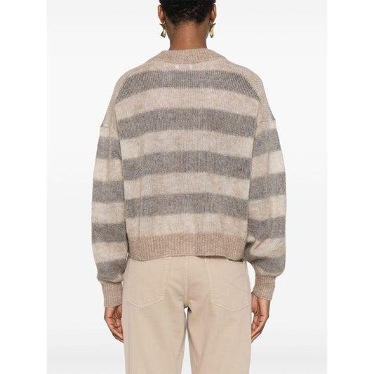 Brunello Cucinelli Sweaters Beige Topwear Brunello Cucinelli