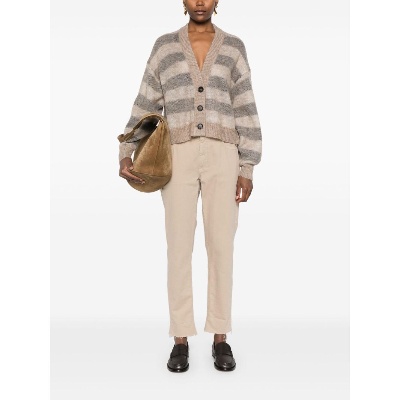 Brunello Cucinelli Sweaters Beige Topwear Brunello Cucinelli