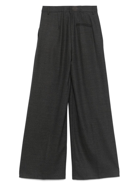 Semicouture Trousers Grey Trousers Semicouture