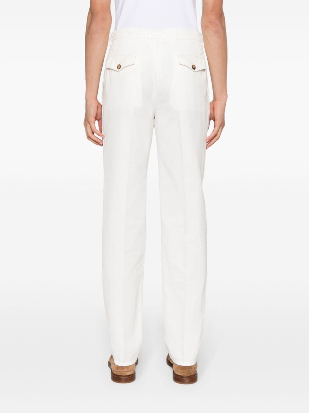 Brunello Cucinelli Trousers White Trousers Brunello Cucinelli