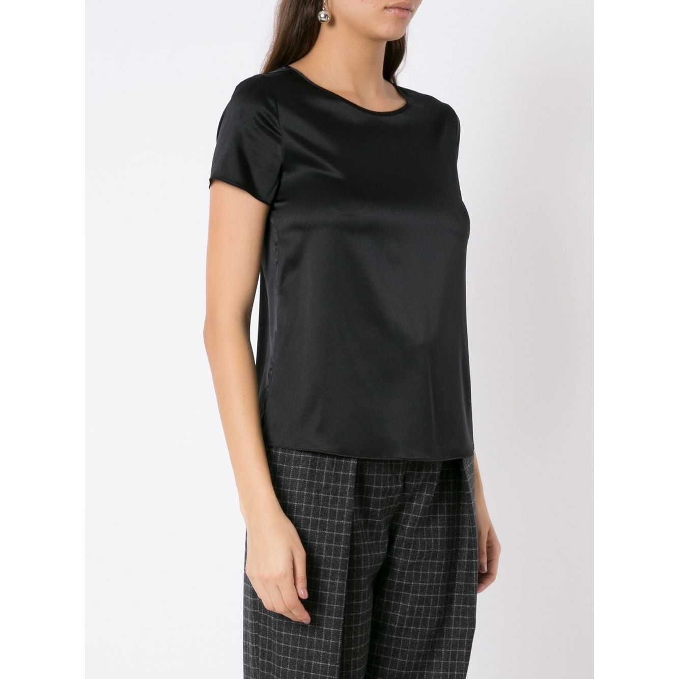 Emporio Armani Top Black Topwear Emporio Armani