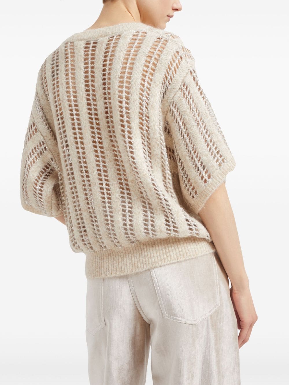 Brunello Cucinelli Sweaters Beige Topwear Brunello Cucinelli