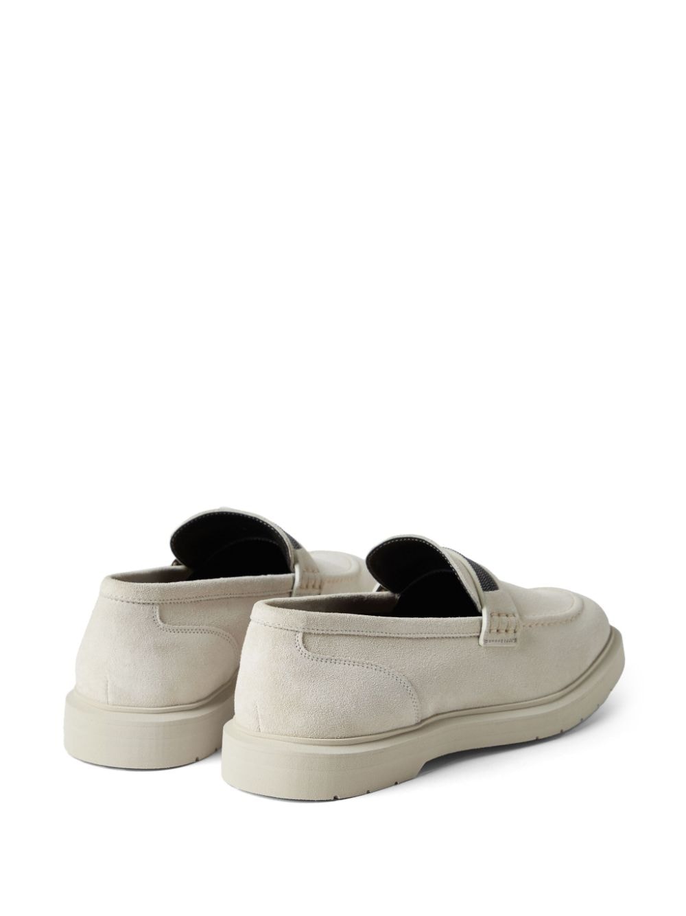 Brunello Cucinelli Flat shoes Beige Moccasins Brunello Cucinelli