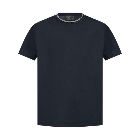 Emporio Armani T-shirts and Polos Blue Topwear Emporio Armani