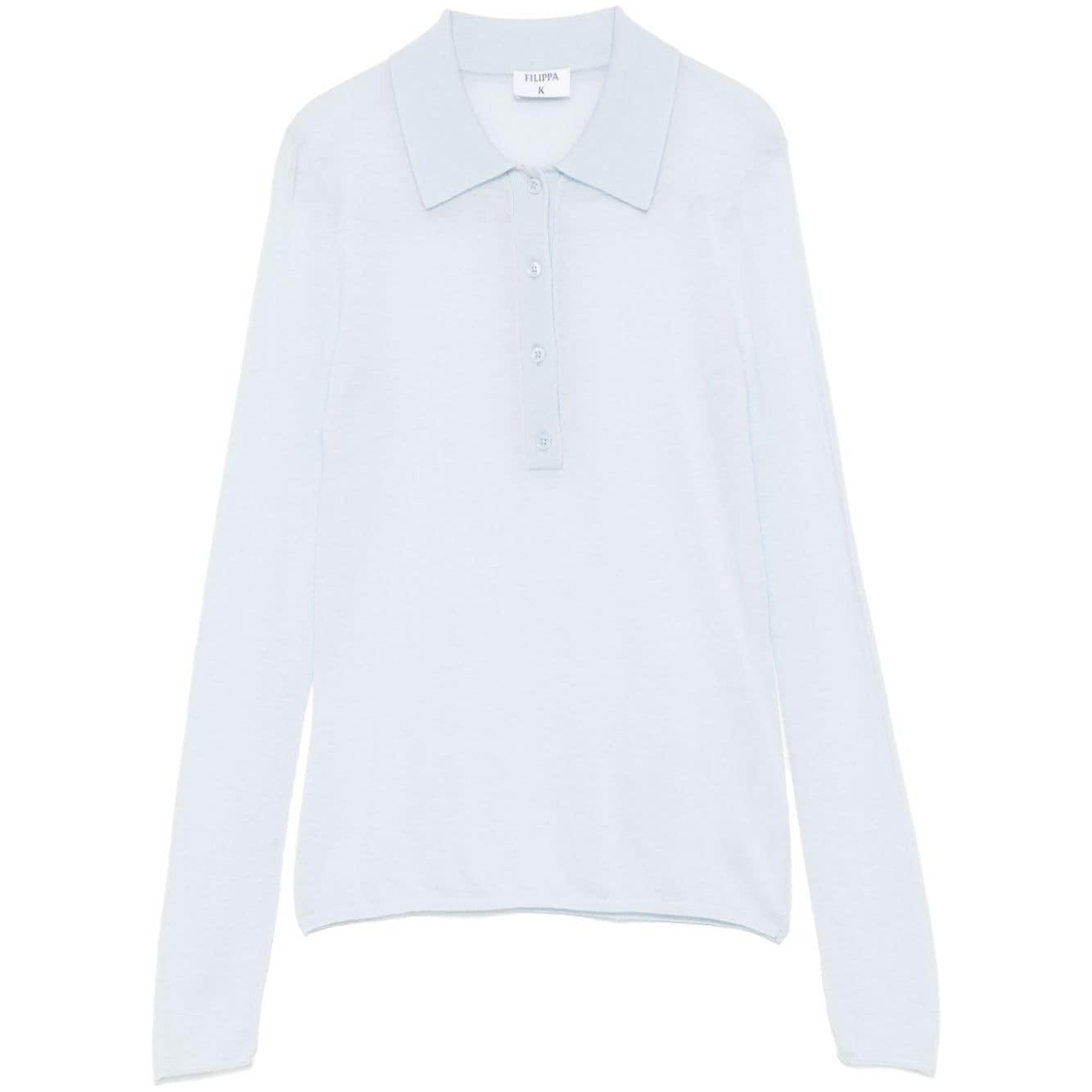 FILIPPA K T-shirts and Polos Clear Blue Topwear Filippa K