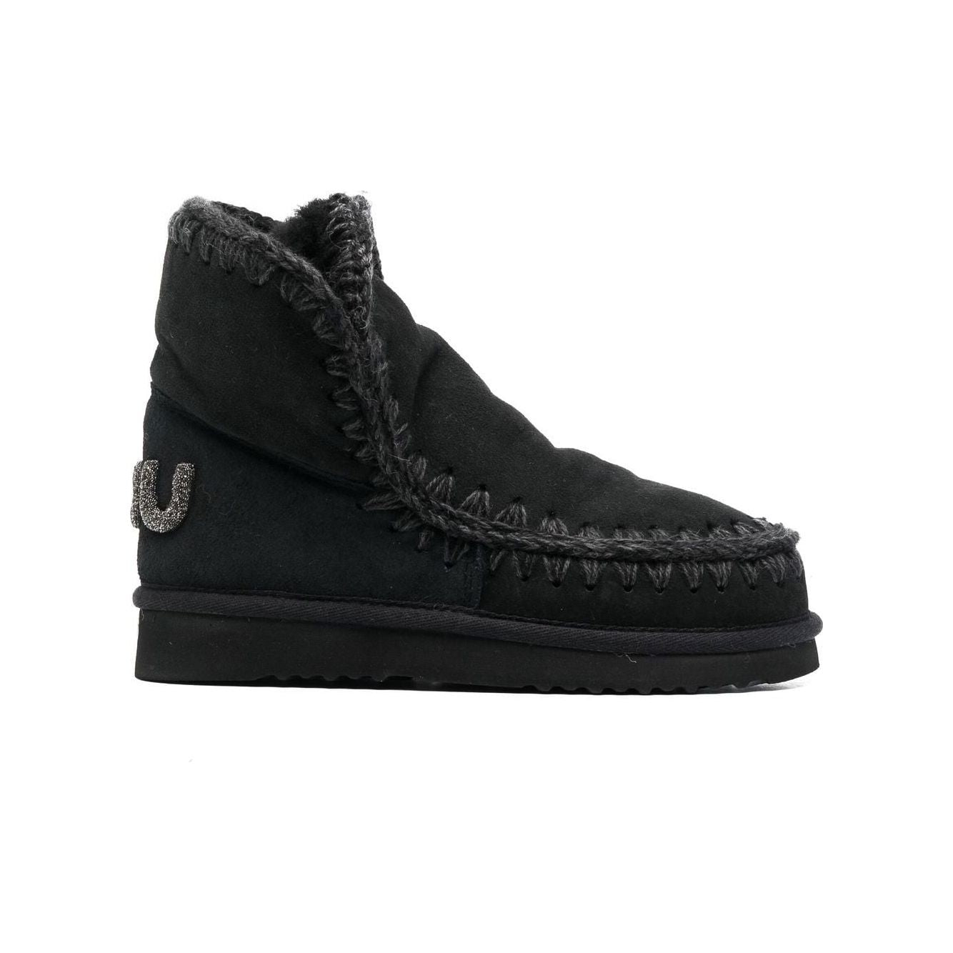 Mou Boots calf leather Black Boots Mou