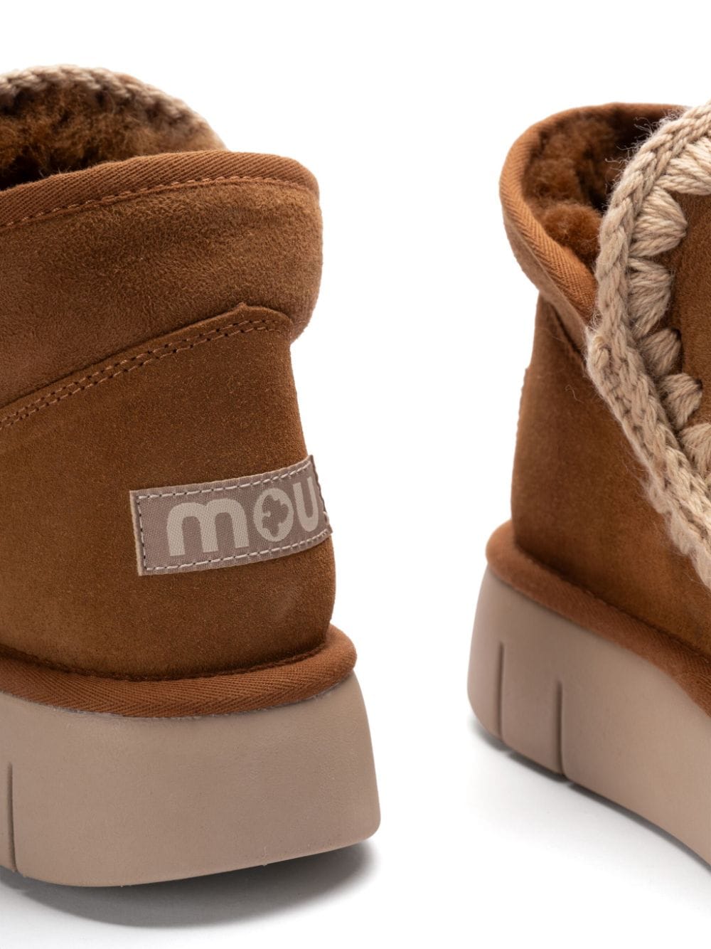 Mou Boots Leather Brown Boots Mou