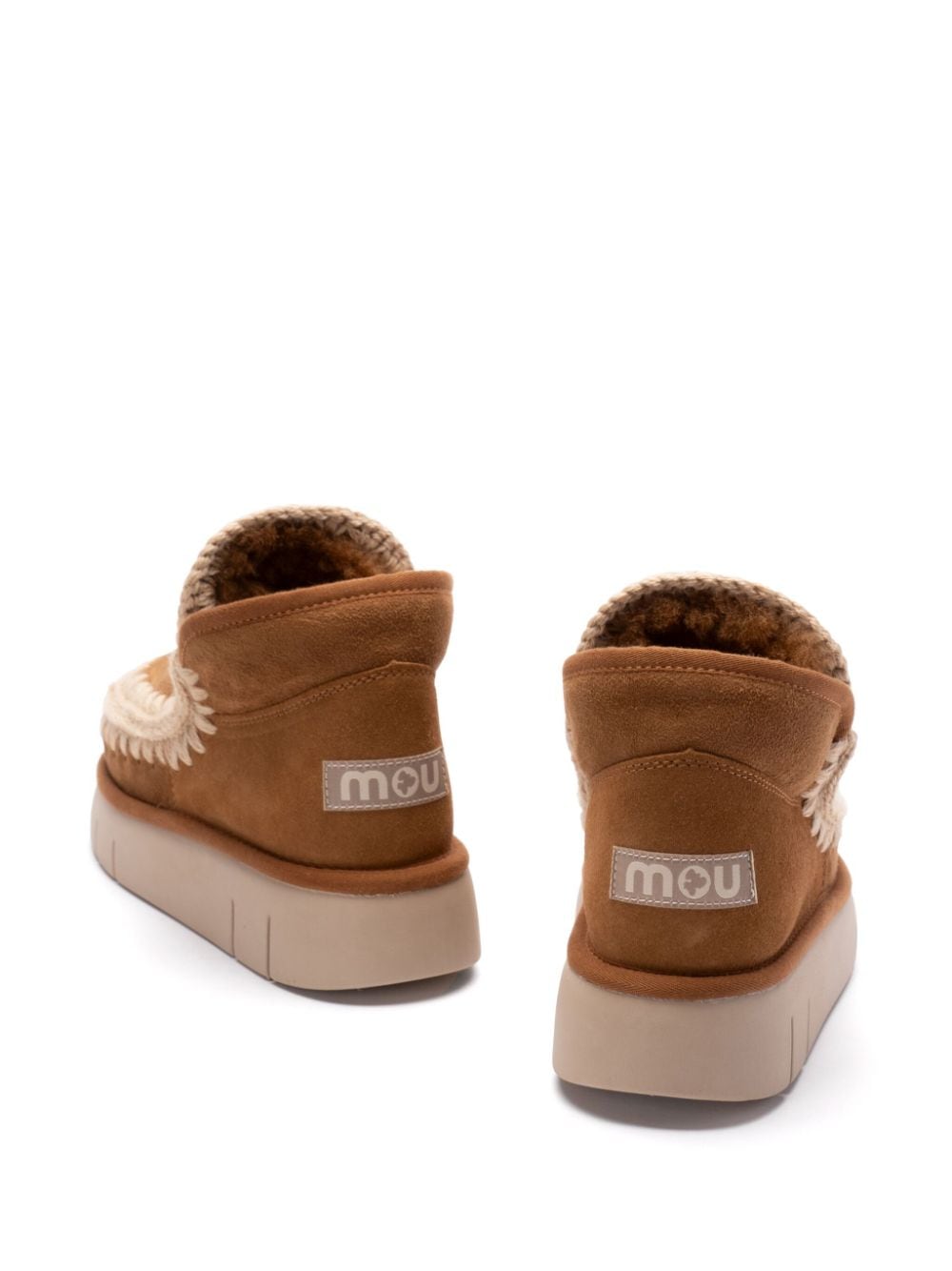 Mou Boots Leather Brown Boots Mou