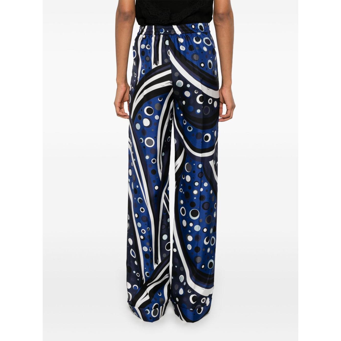 Pucci Trousers Blue Trousers Pucci